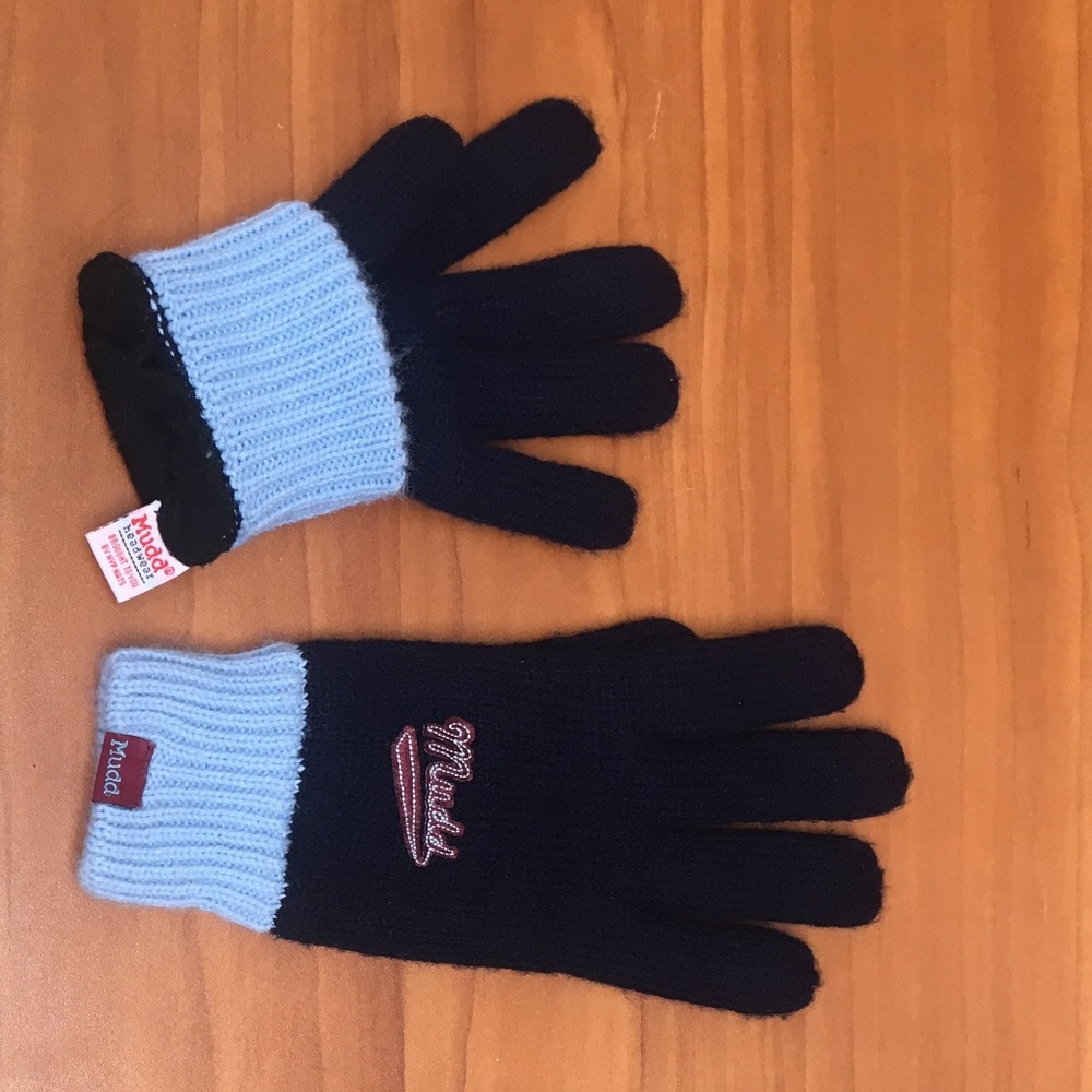 ❄️MUDD Navy Blue Heavy Kids Winter Gloves - 1 size